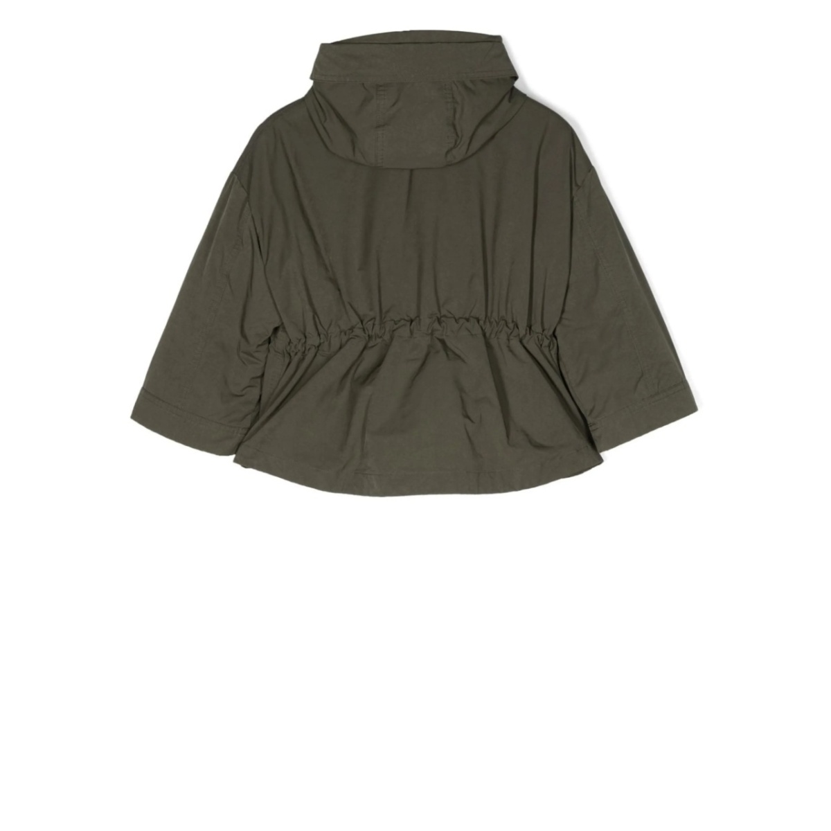 hooded flap-pockets rain coat - Img 2