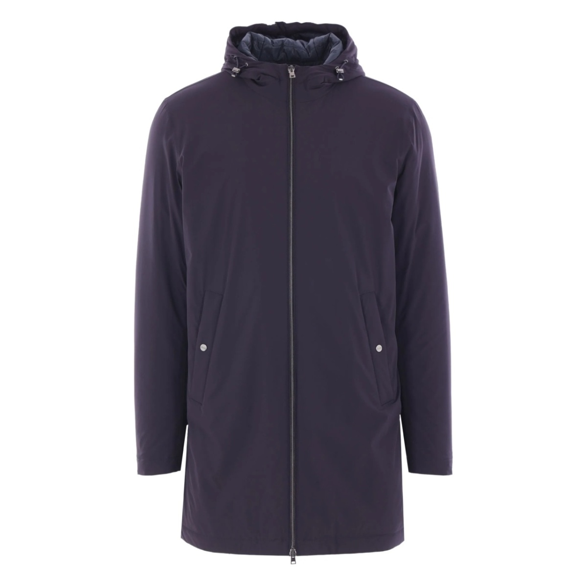 hooded lightweight coat