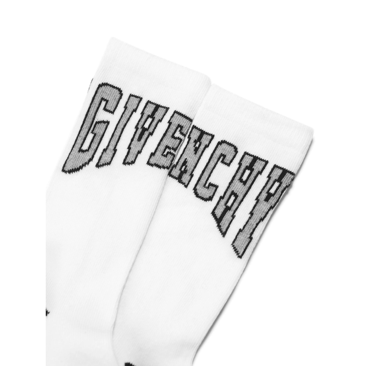 intarsia-logo ribbed socks - Img 3