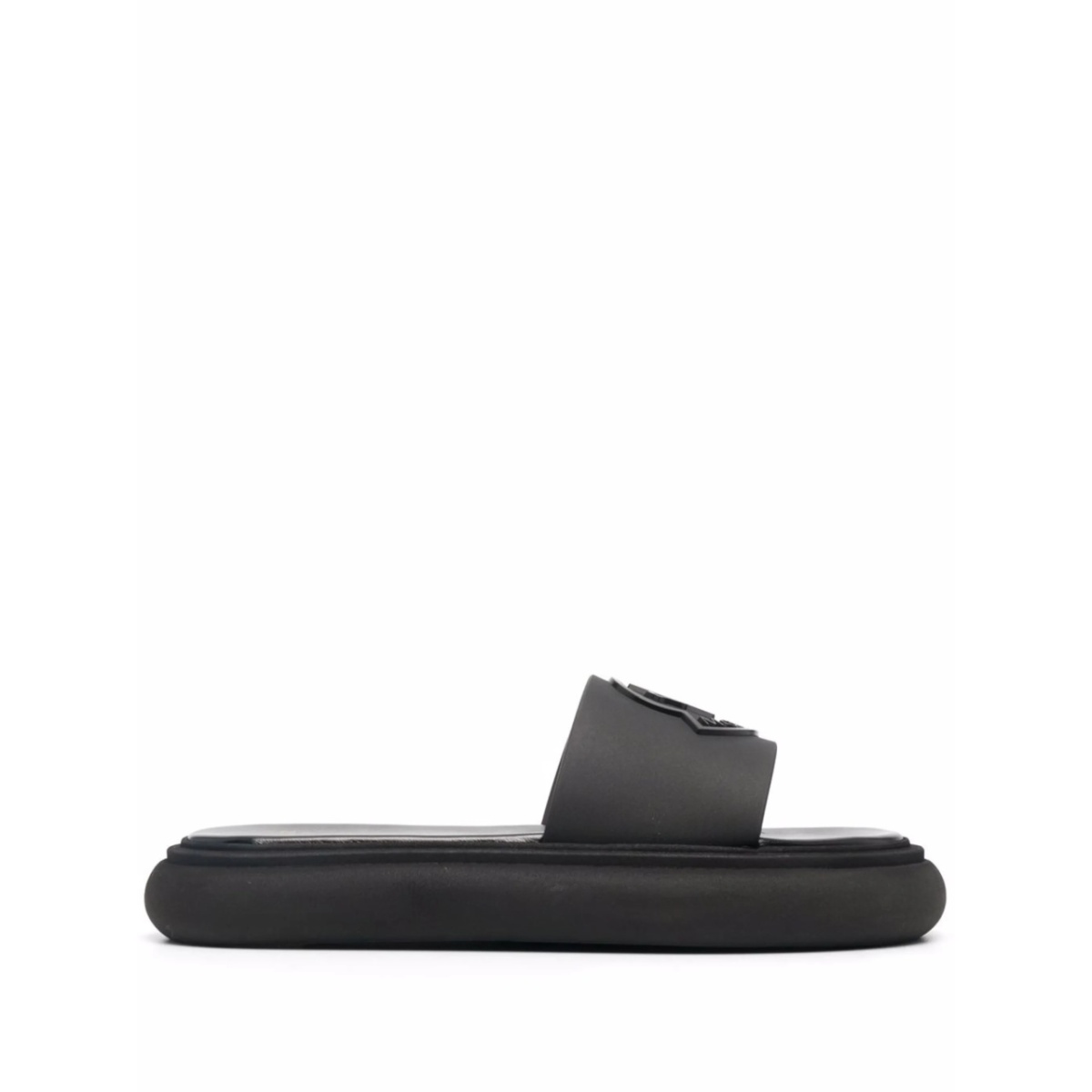 Jeanne logo-embossed slides