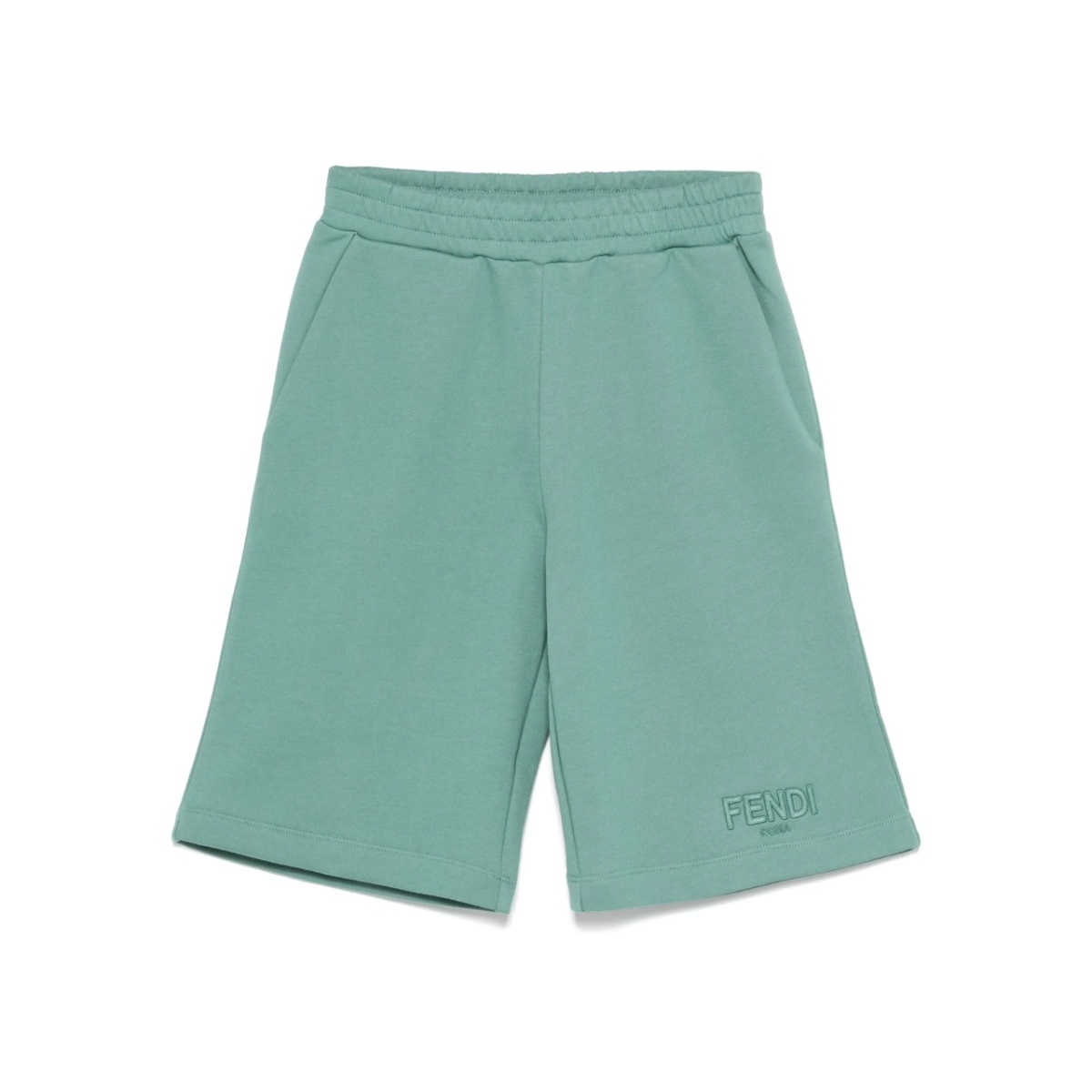 jersey-fleece bermuda shorts