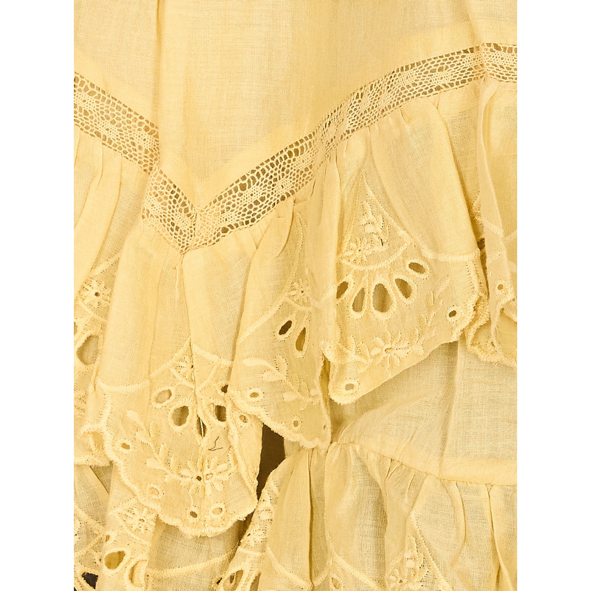 Jocadia embroidered ruffled mini skirt - Img 3