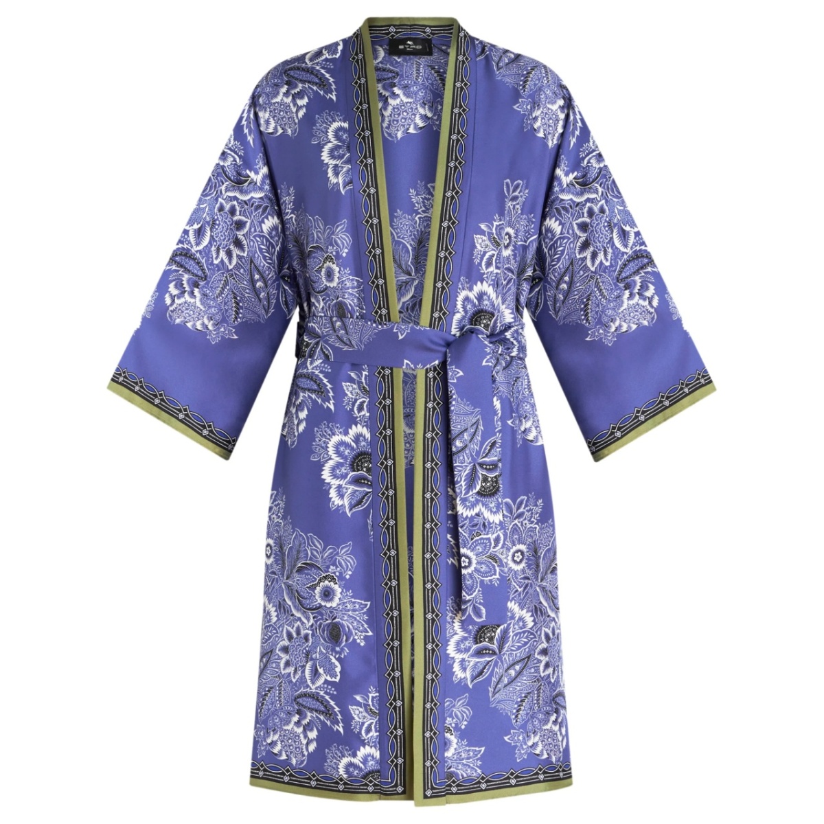 Kesa floral-print silk robe