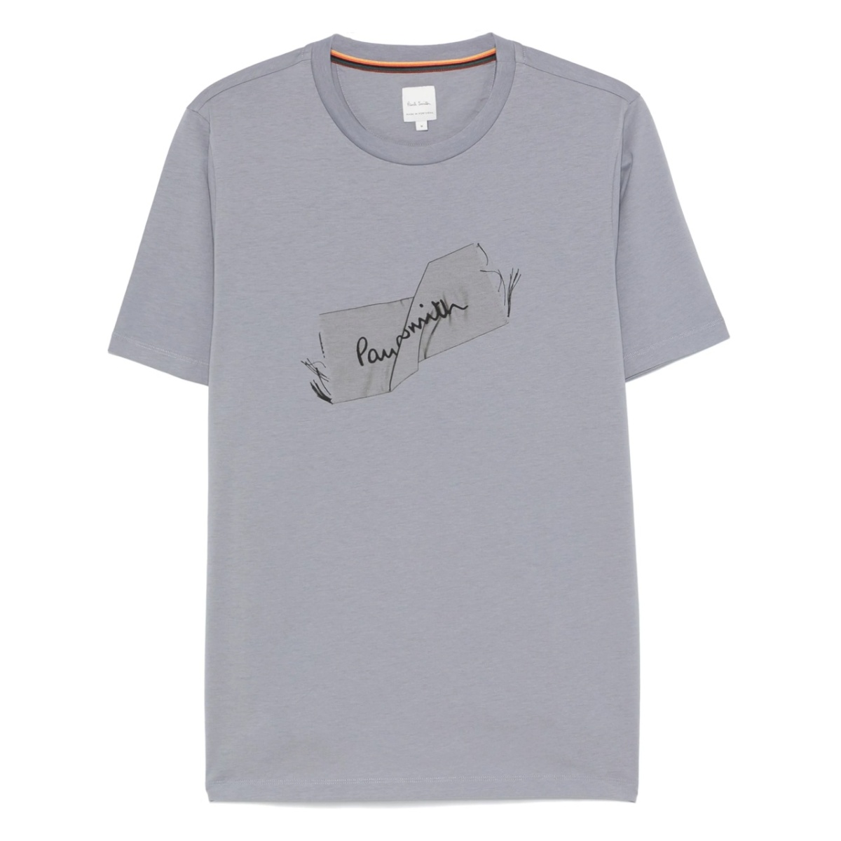 Label-print T-shirt