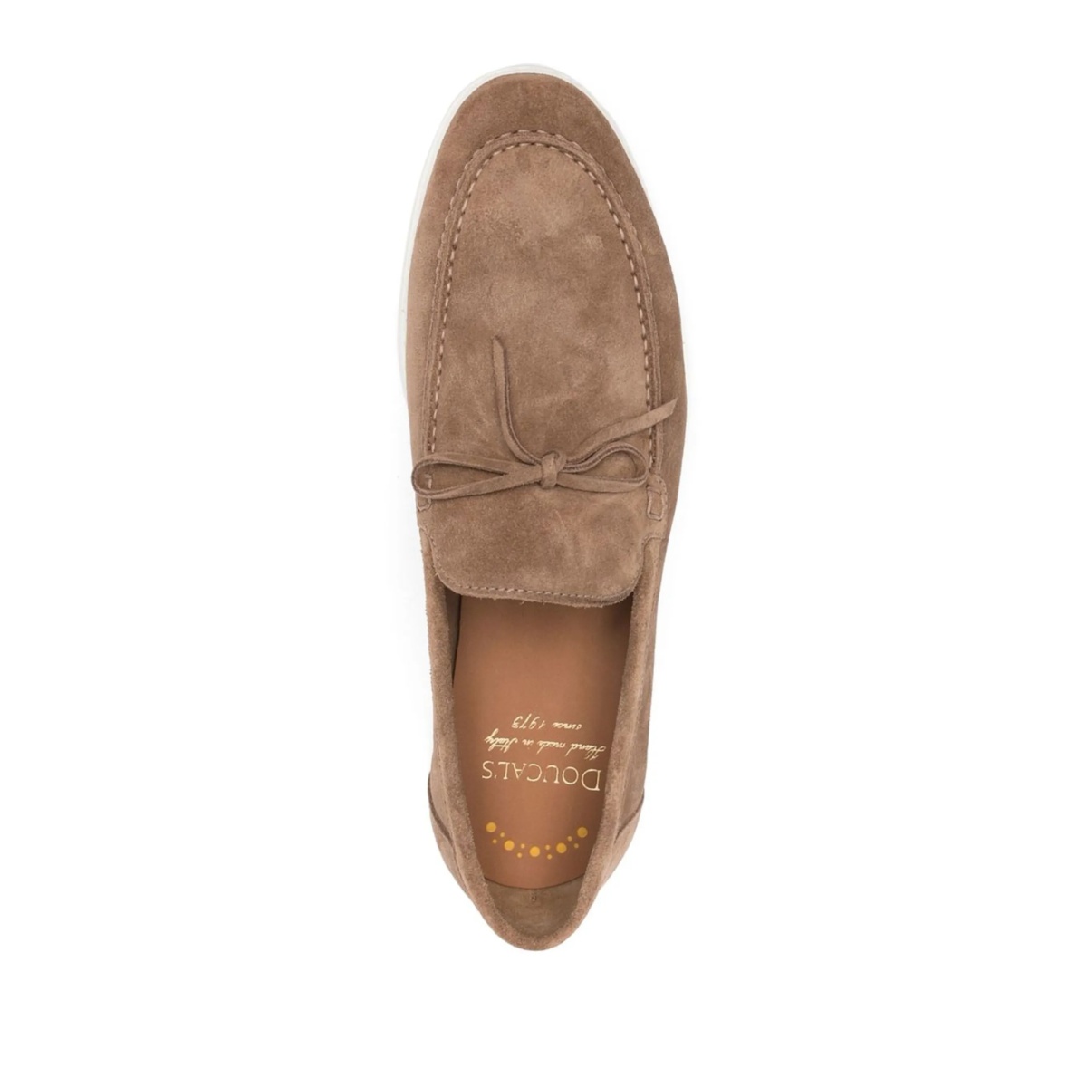 lace-detailing suede loafers - Img 4