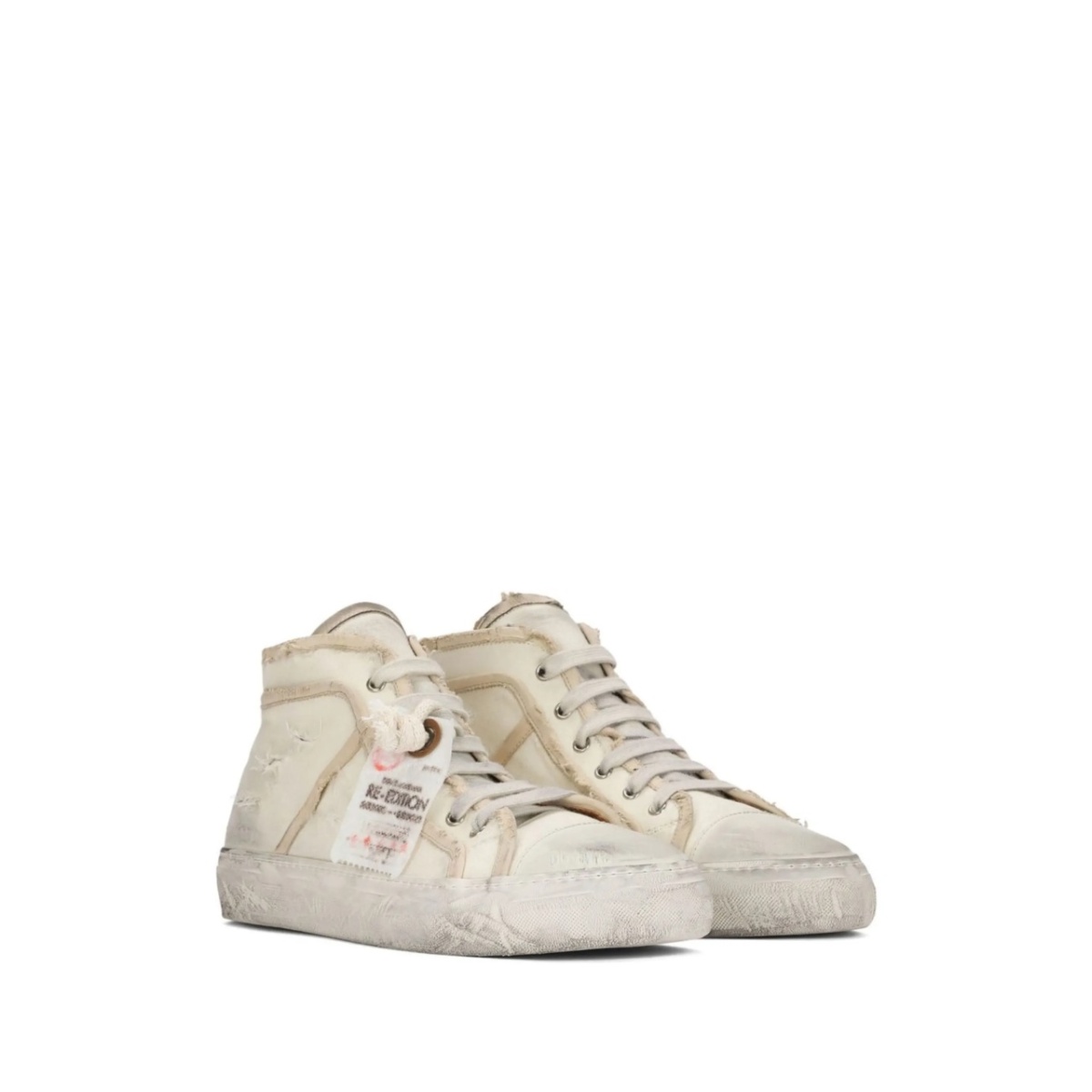 lace-up mid-top sneakers - Img 2