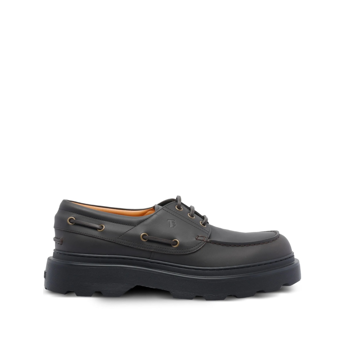 lace-up platform boat shoes
