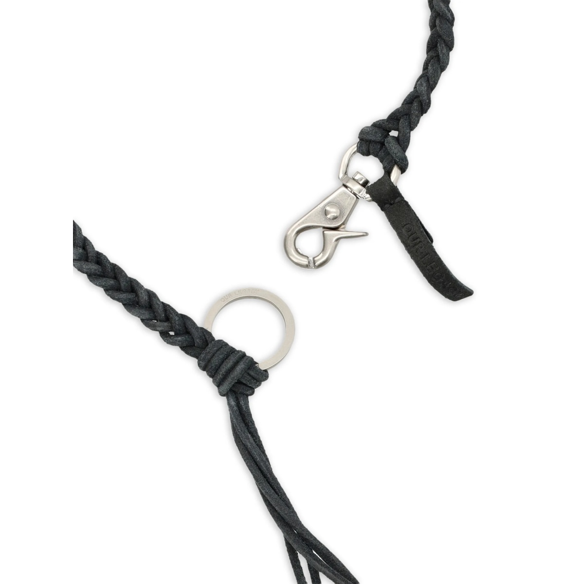 Ladon braided leather key chain - Img 2