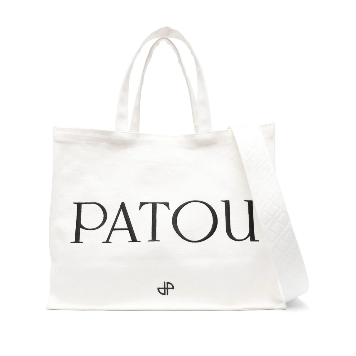 large Patou canvas tote bag