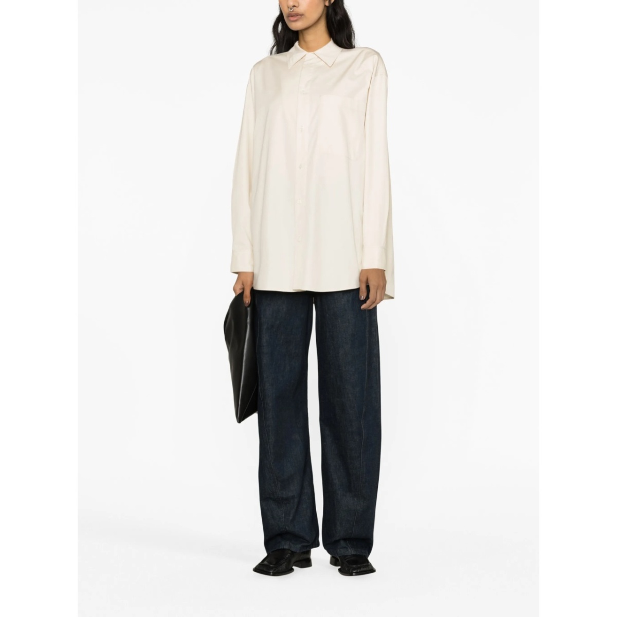 layered cotton shirt - Img 2