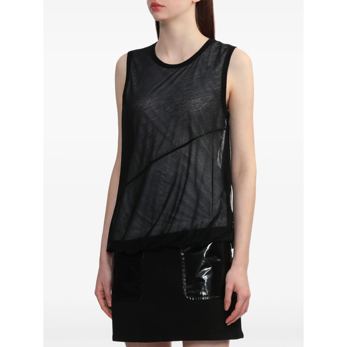 layered cotton tank top - Img 3