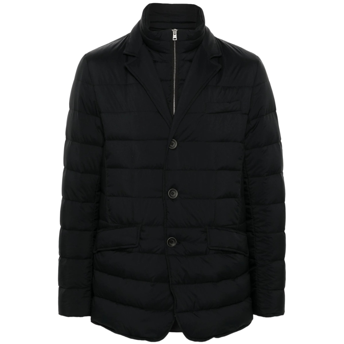 layered insulated padded coat