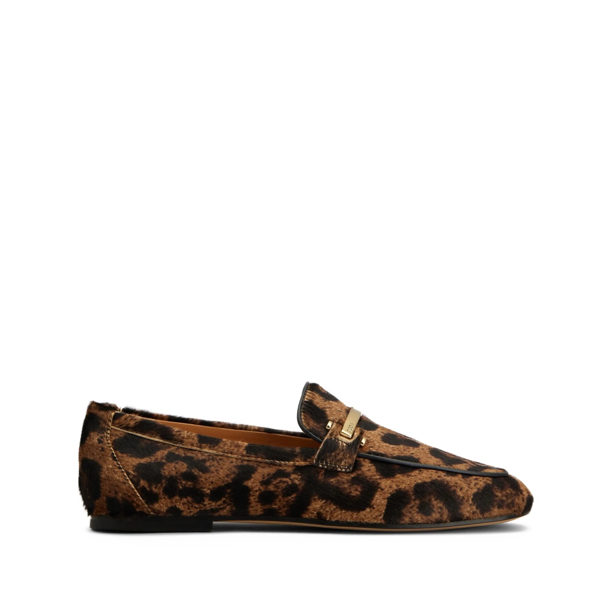 leopard-print loafers