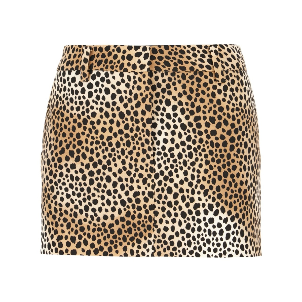 leopard-print skirt
