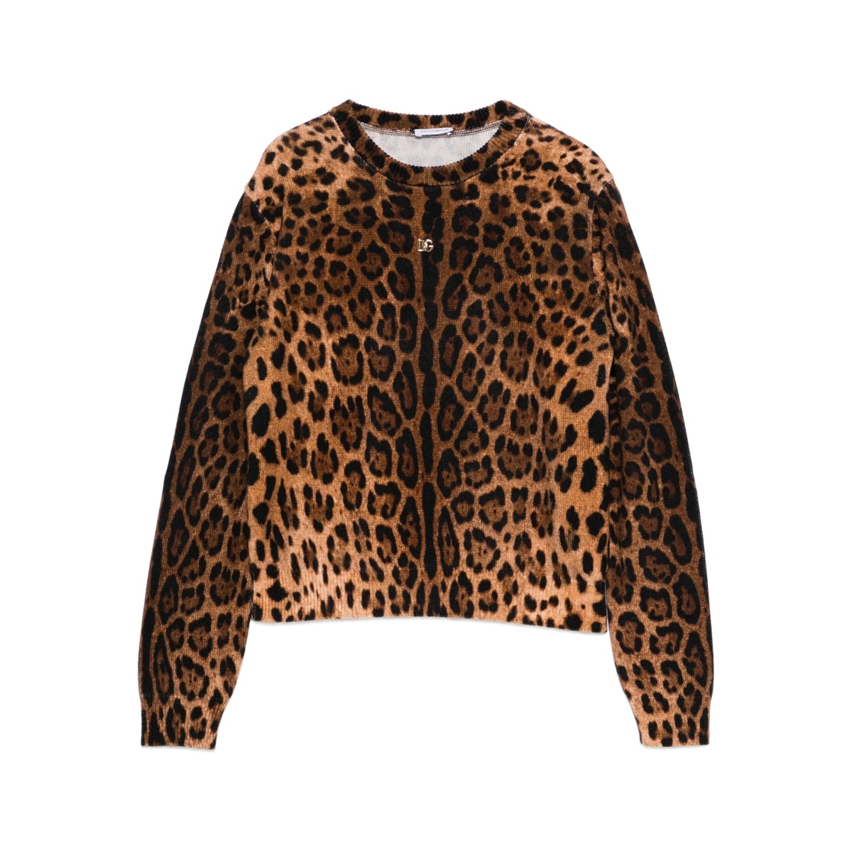 leopard-print sweater