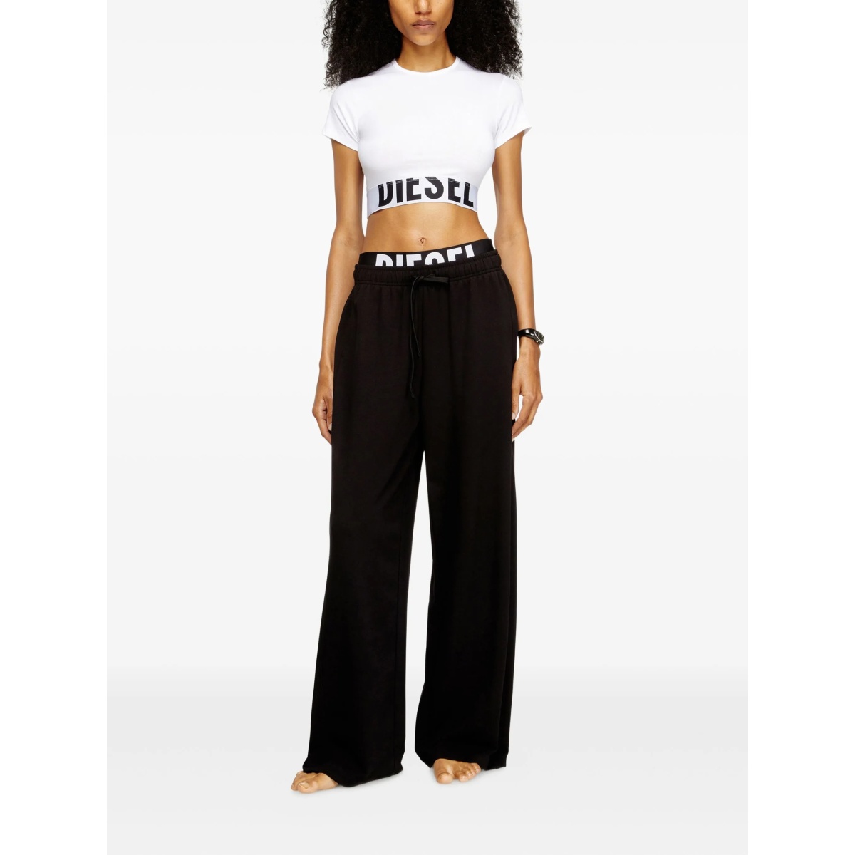 Leslie-D-Pop logo-print trousers - Img 2