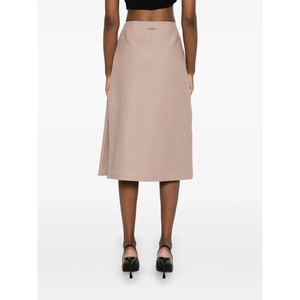 linen midi skirt - Img 4