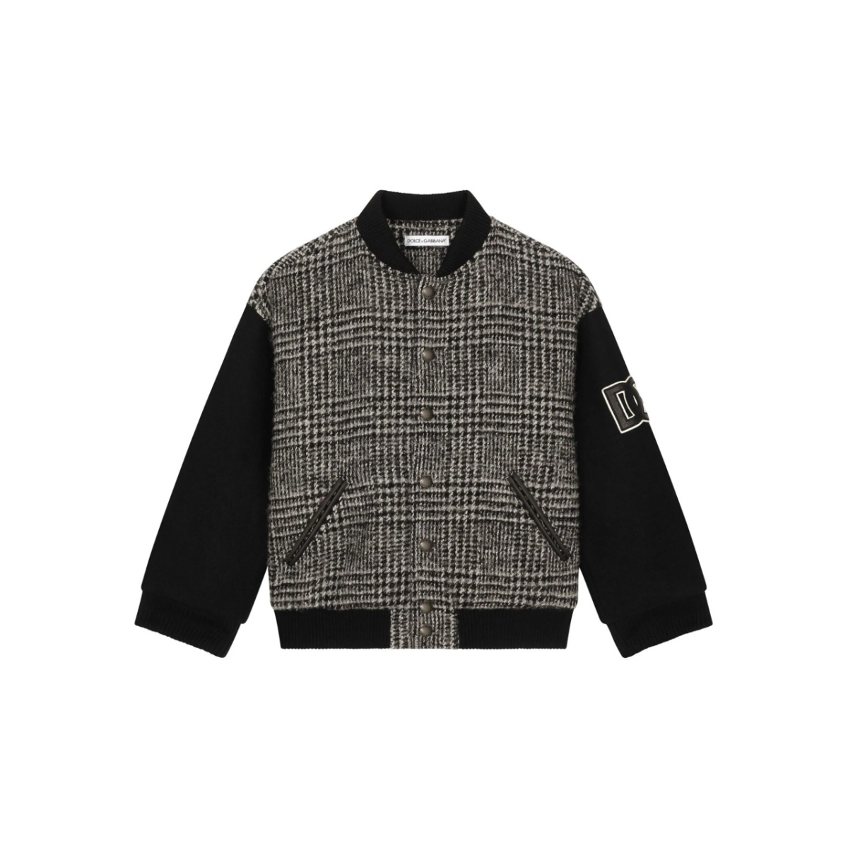 logo-appliqué bomber jacket