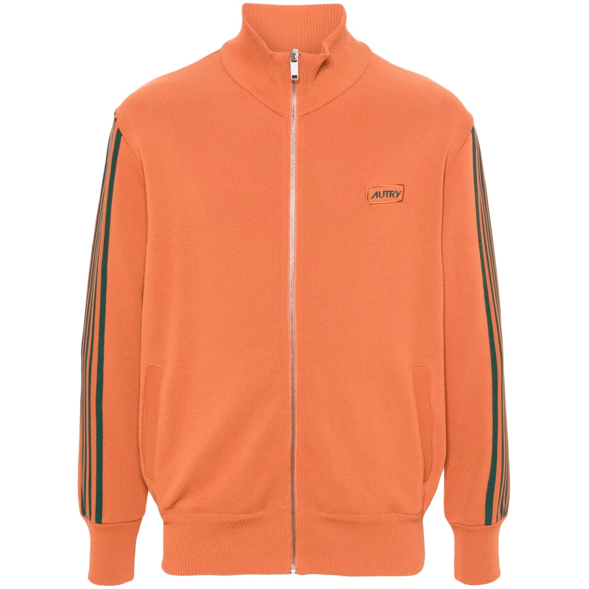 logo-appliqué zip-up sweatshirt