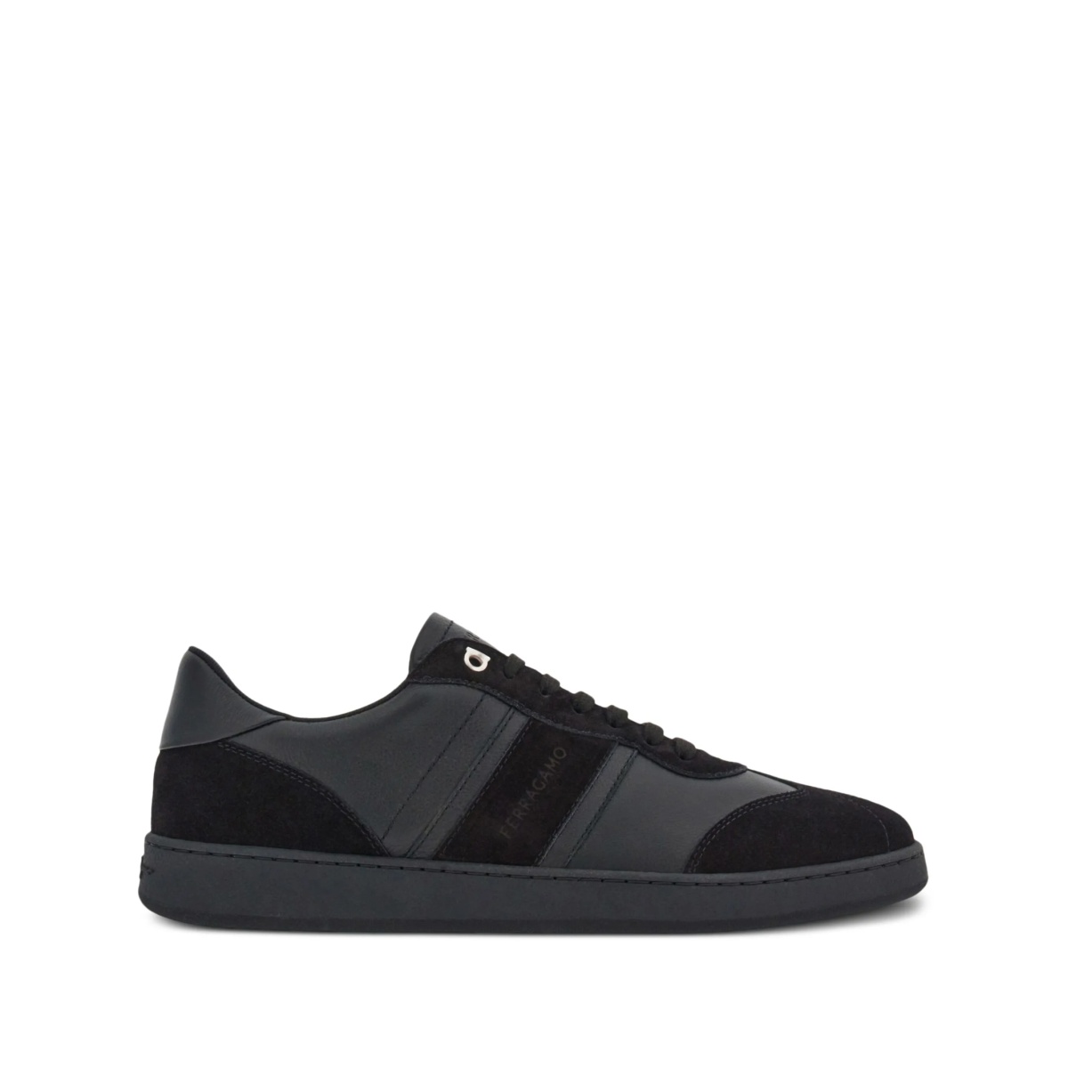 logo-debossed low-top sneakers