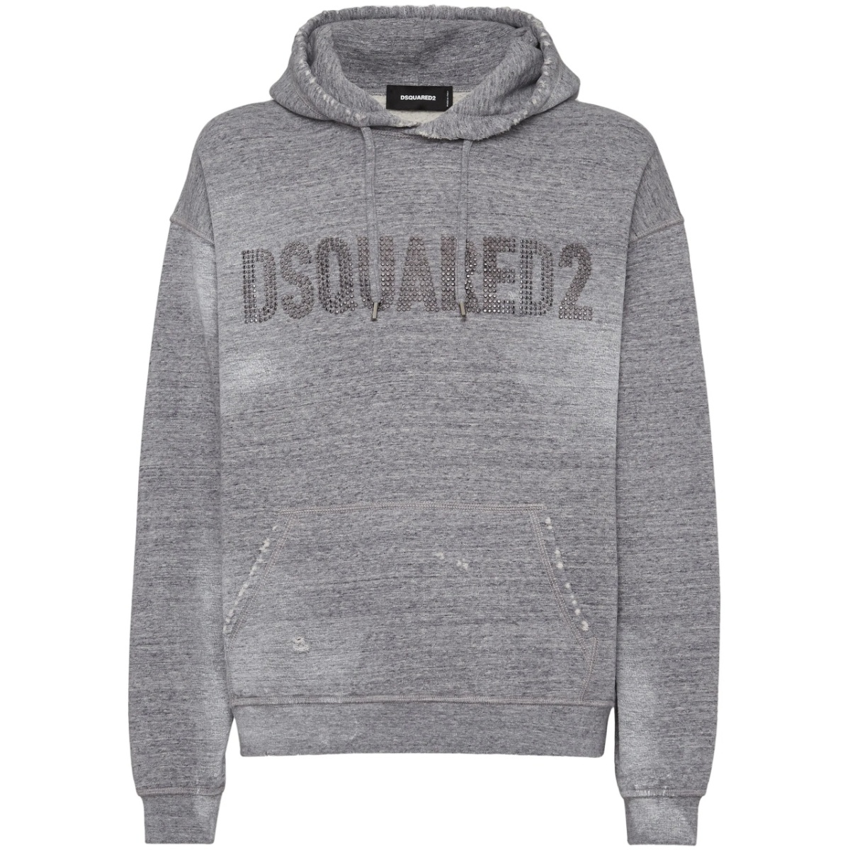 logo-embellished hoodie