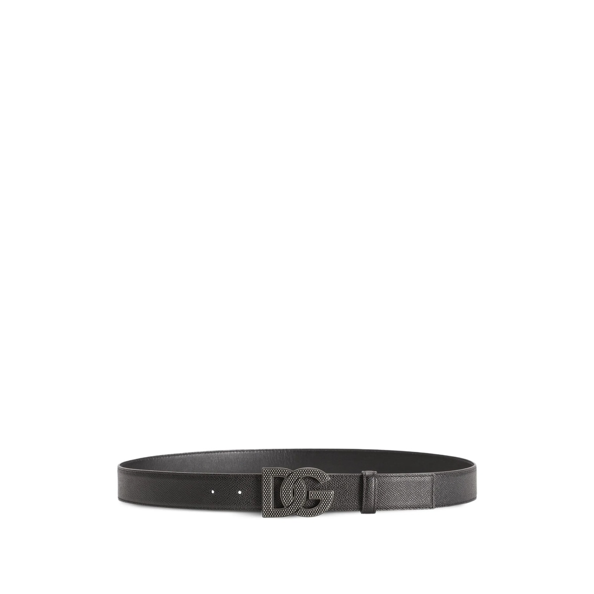 logo-embellished leather belt