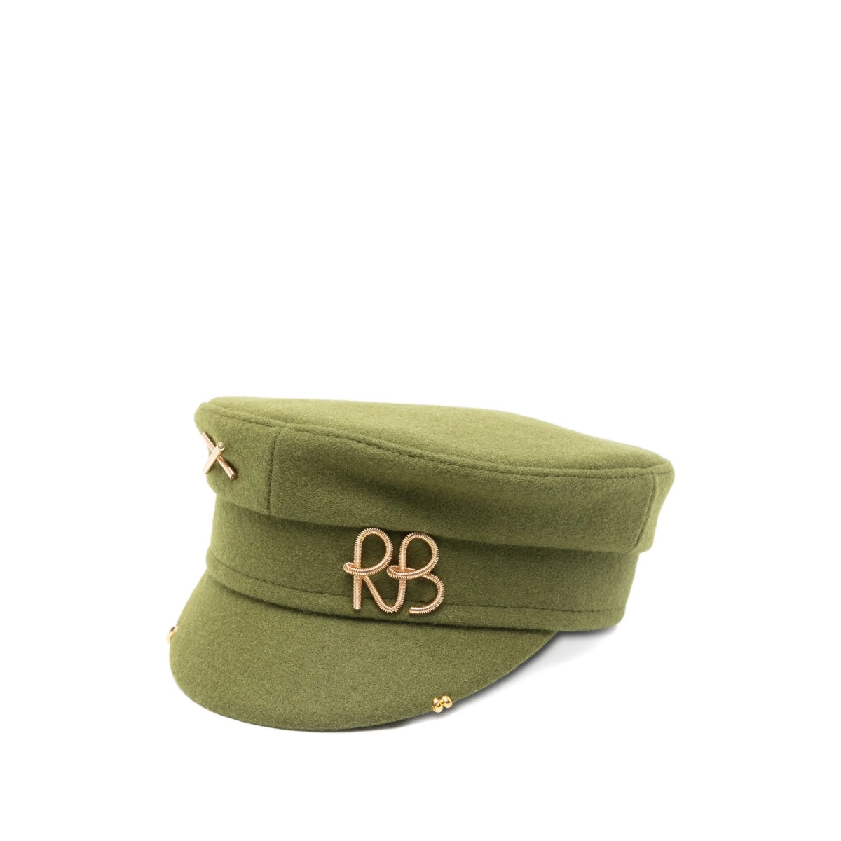 logo-embellishment beret