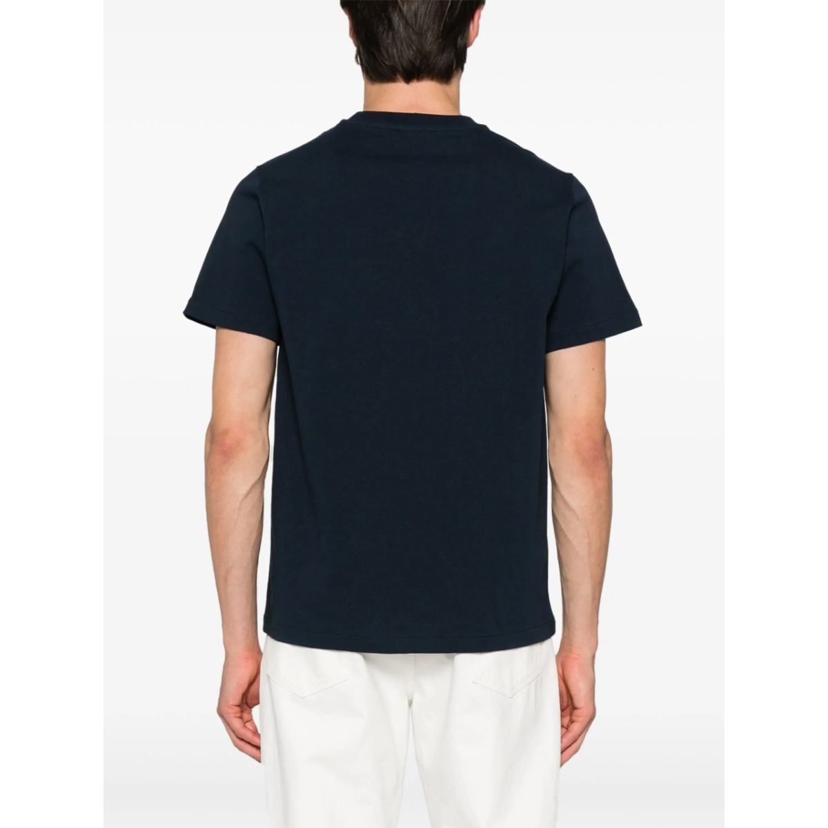 logo-embroidered cotton T-shirt - Img 4