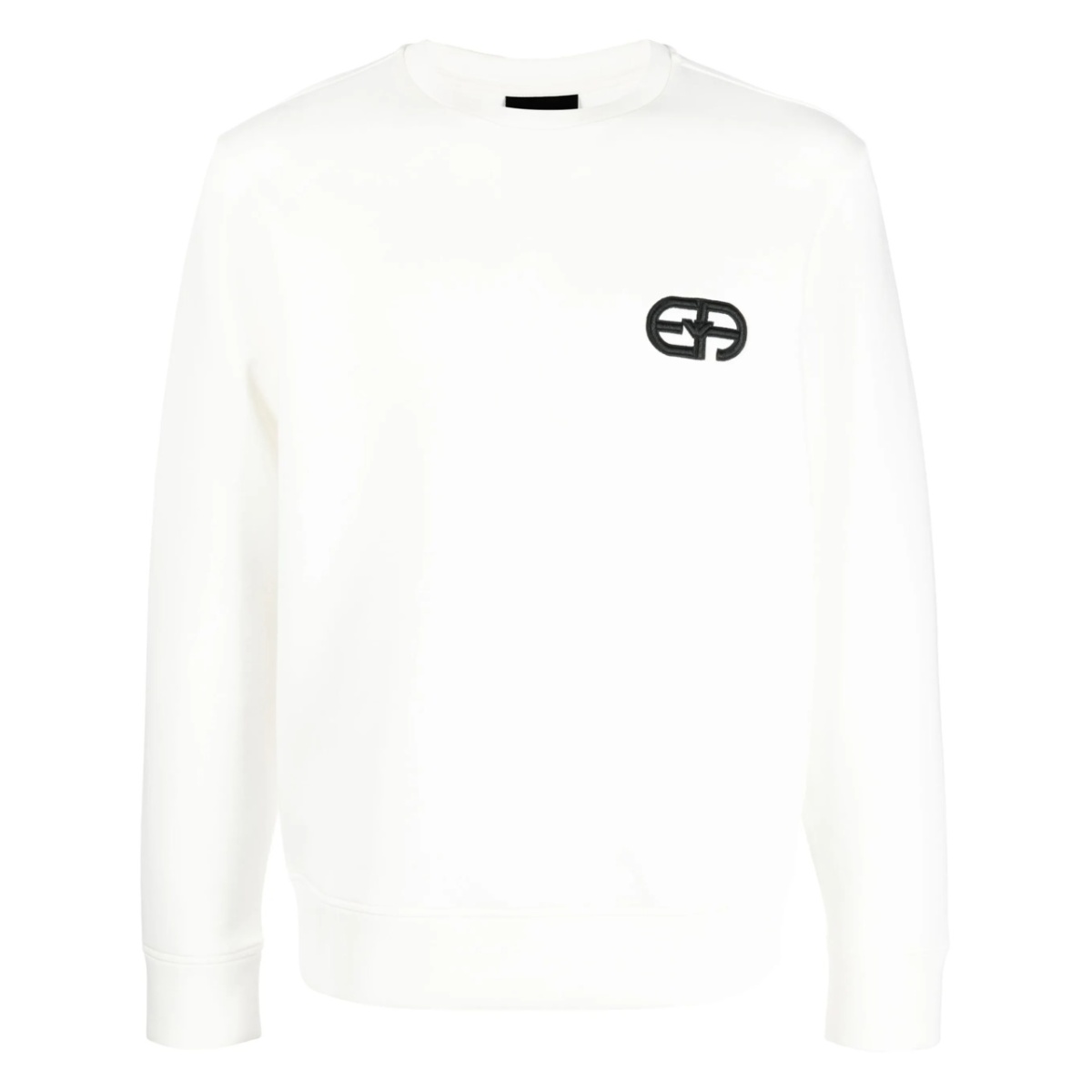 logo-embroidered crew-neck sweatshirt