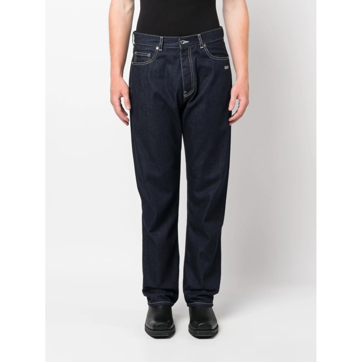 logo-embroidered skate jeans - Img 4