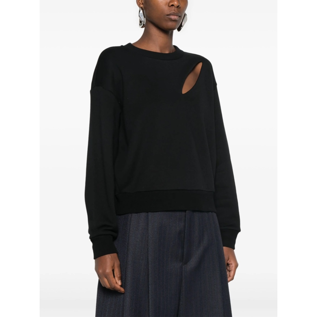 logo-embroidered sweatshirt - Img 3