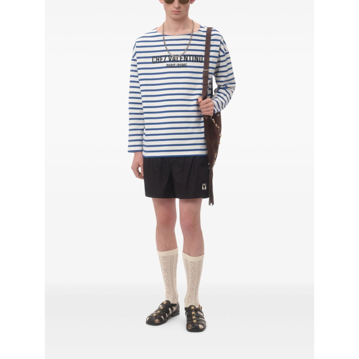 logo-embroidered swim shorts - Img 2
