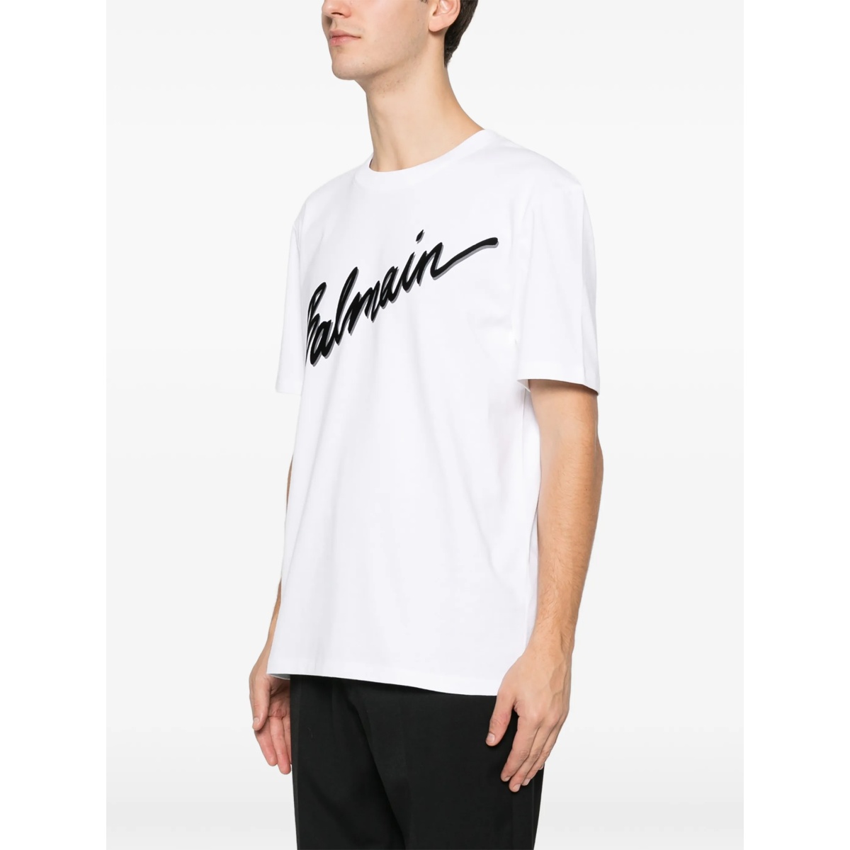 logo-embroidered T-shirt - Img 3