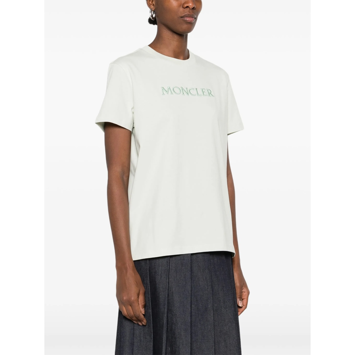 logo-embroidered T-shirt - Img 3