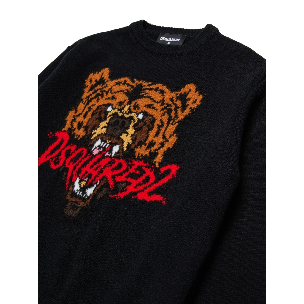logo-intarsia sweater - Img 3