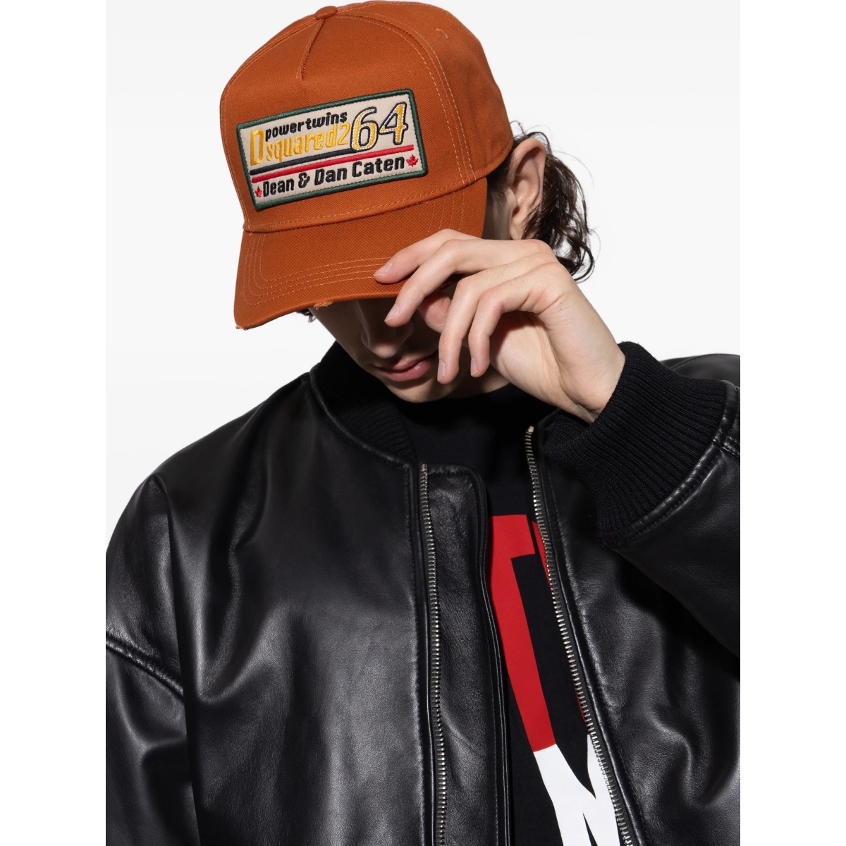 logo-patch baseball cap - Img 4