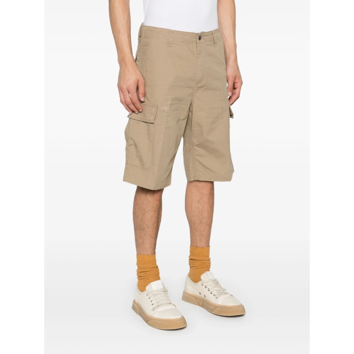 logo-patch cargo shorts - Img 7