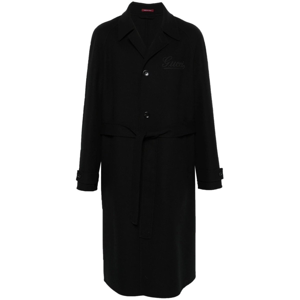 logo-patch coat