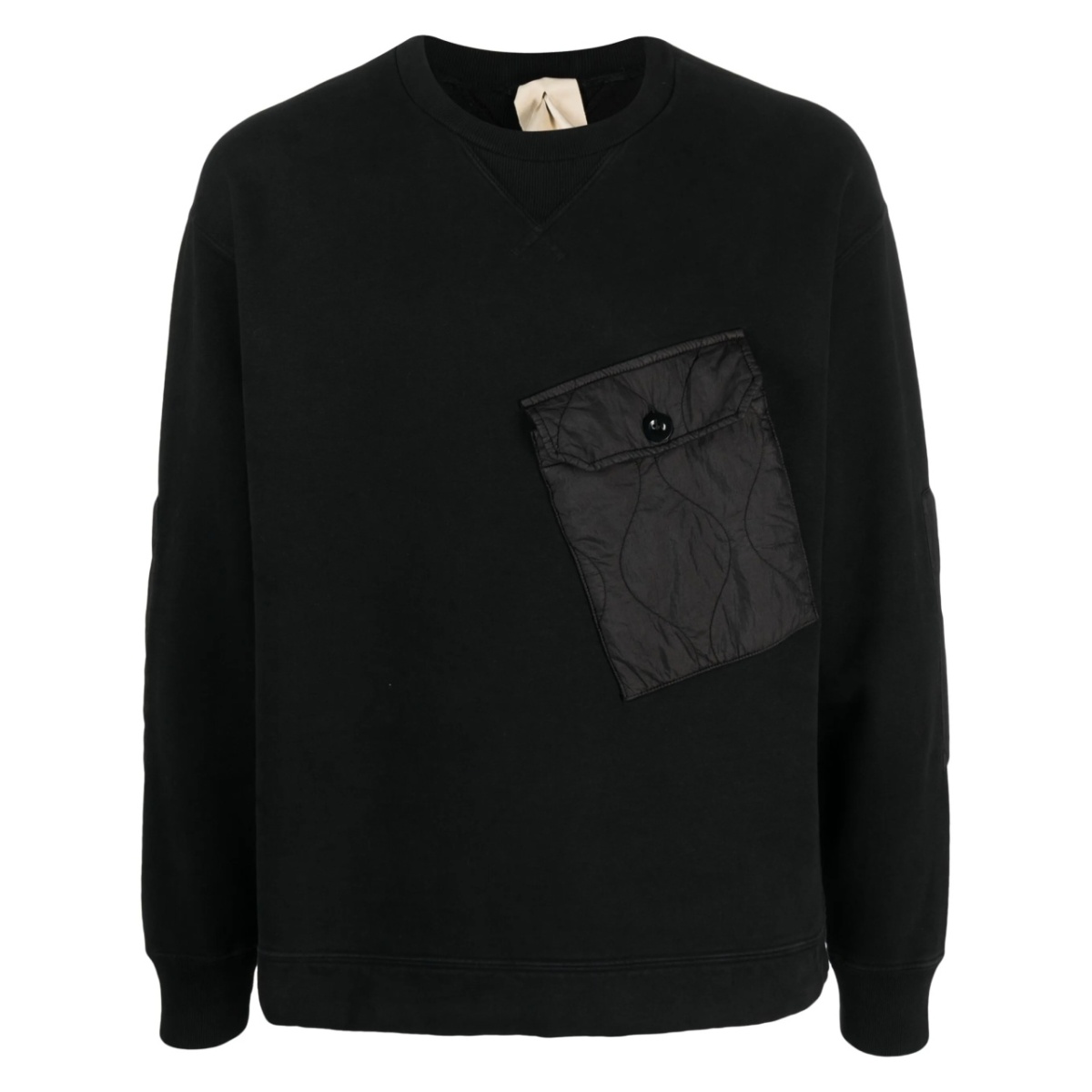 logo-patch cotton sweatshirt