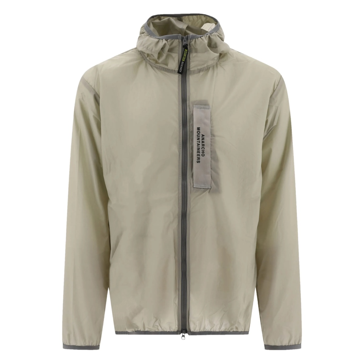 logo-patch hooded jacket