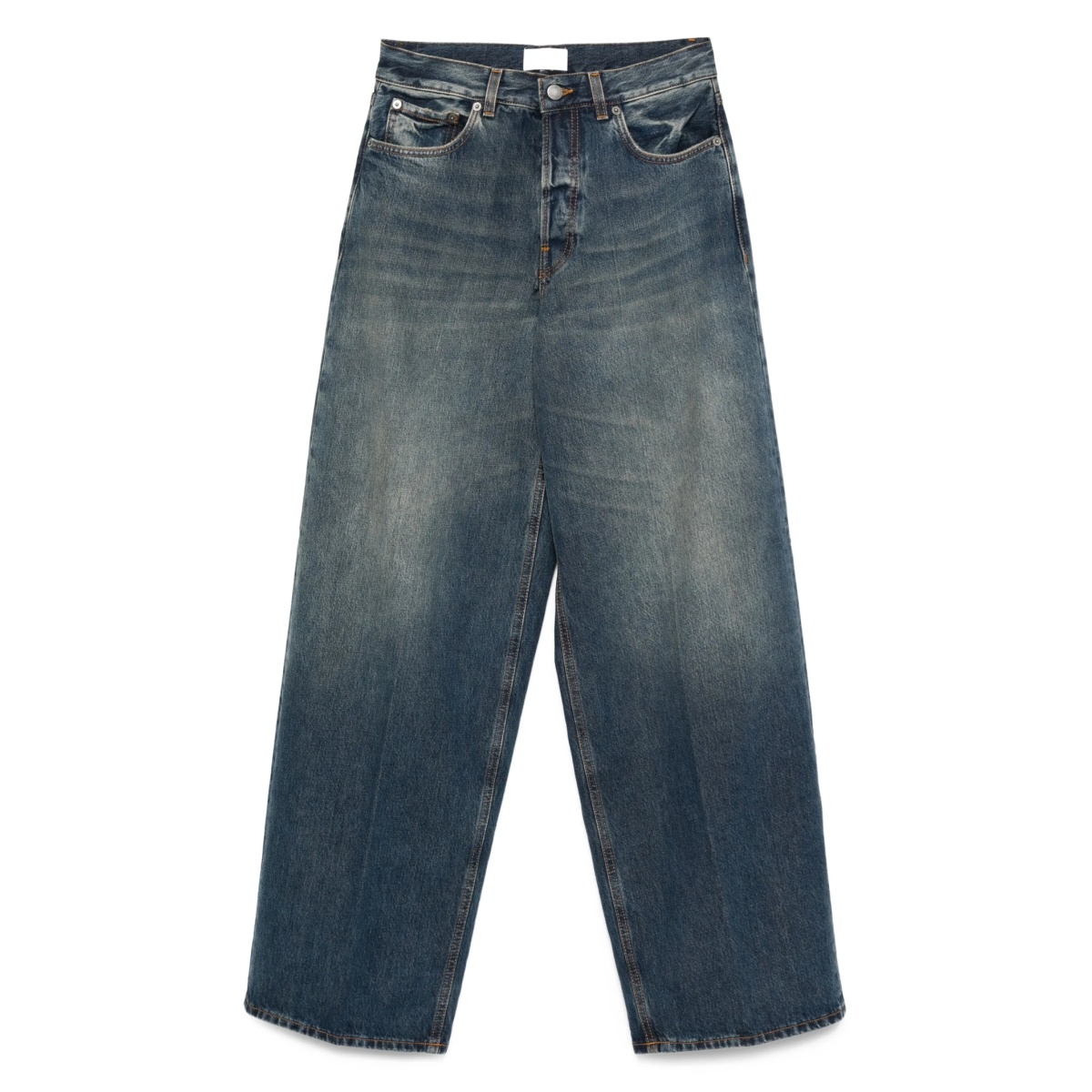 logo-patch jeans