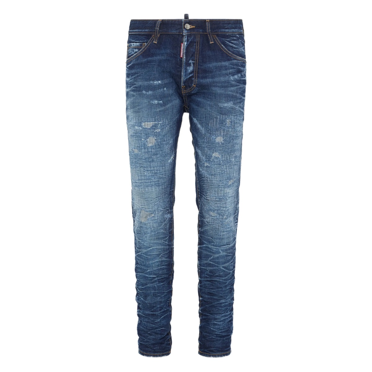 logo-patch jeans