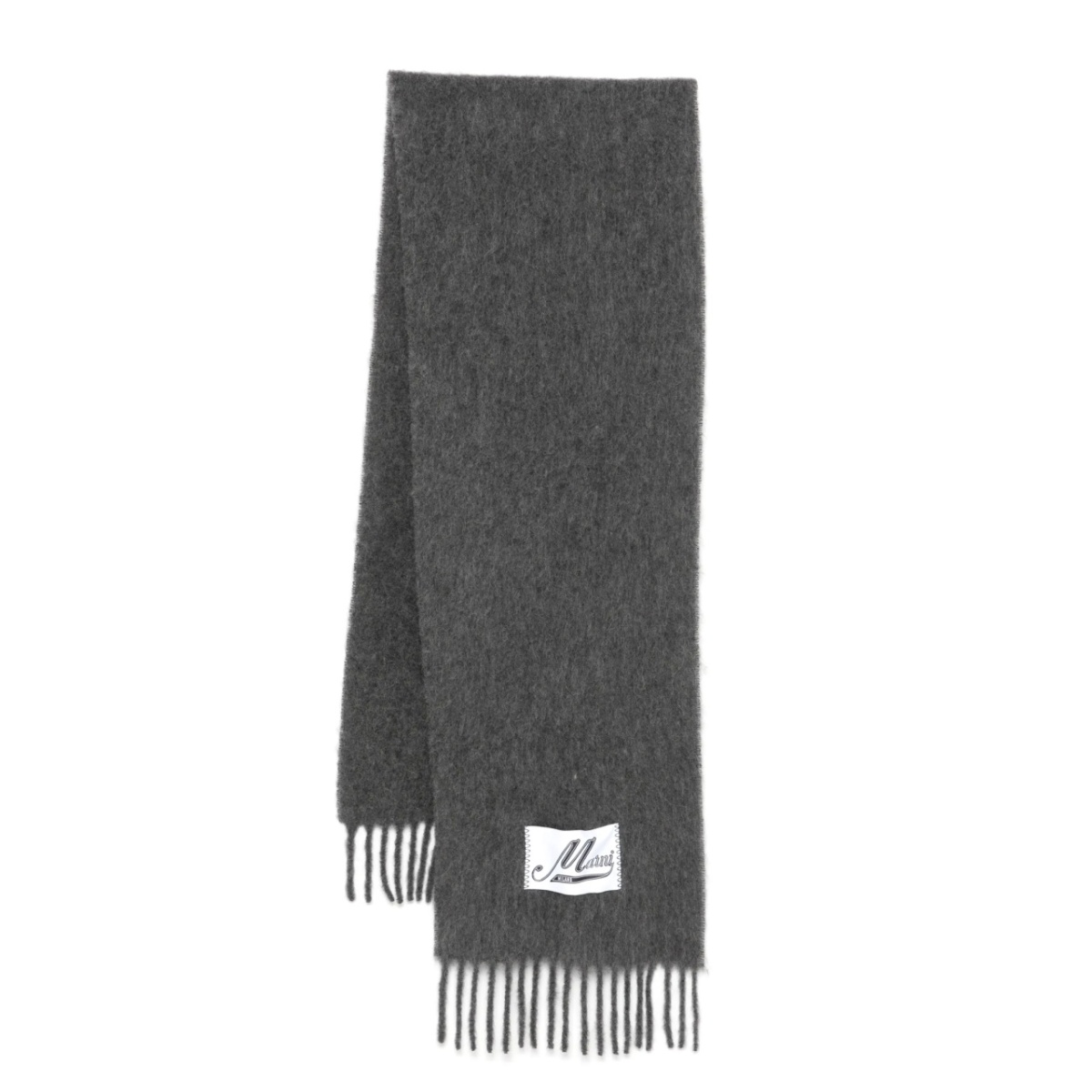 logo-patch scarf