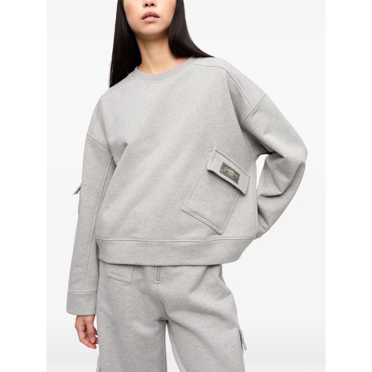 logo-patch sweatshirt - Img 4