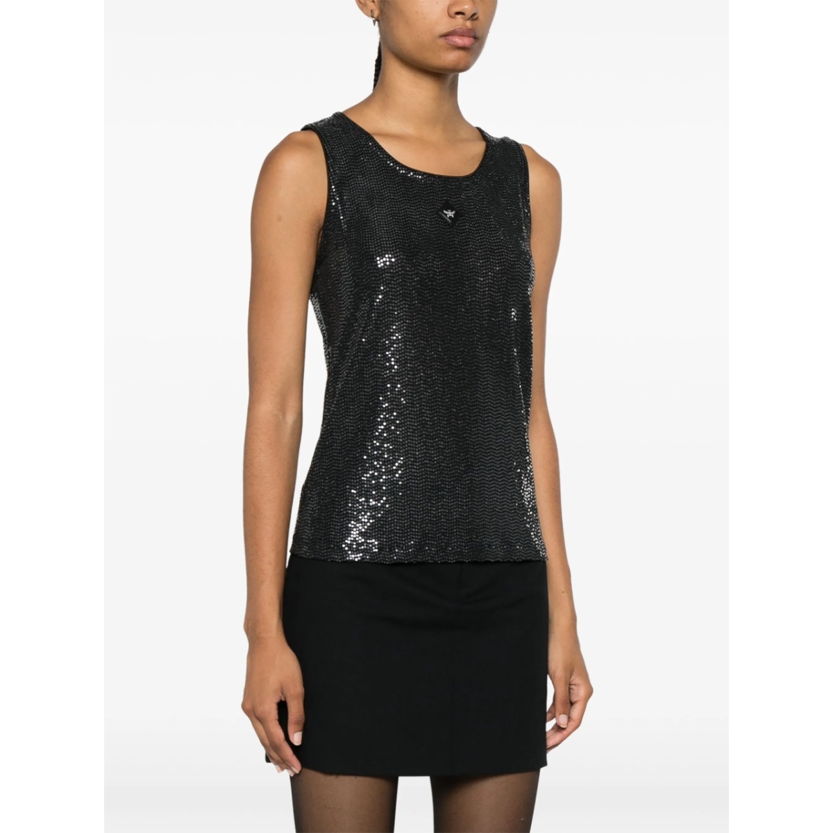 logo-patch tank top - Img 3