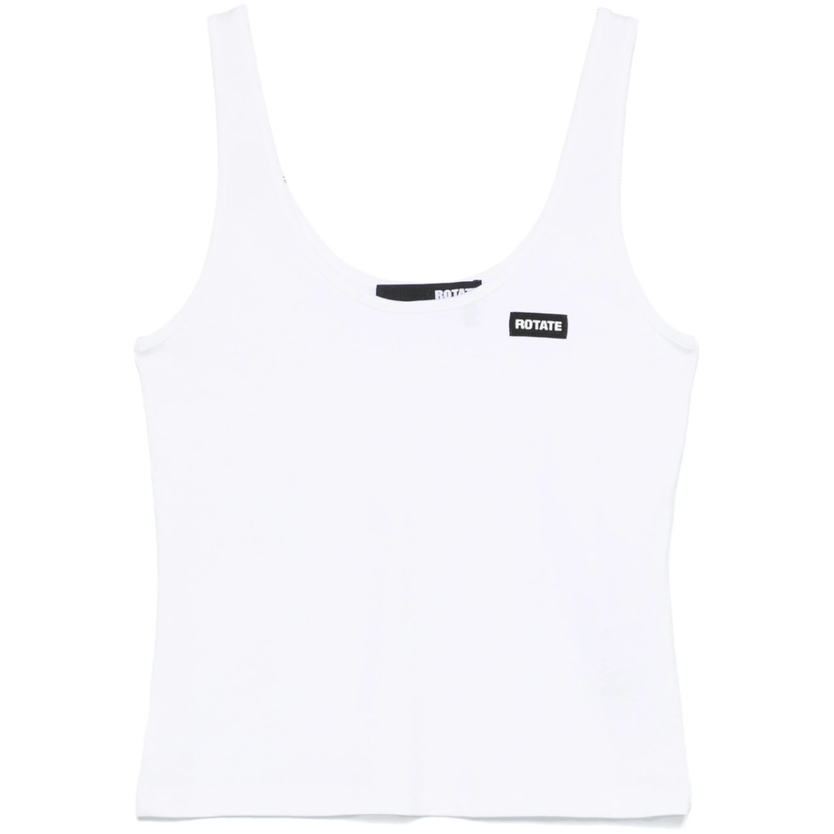 logo-patch tank top