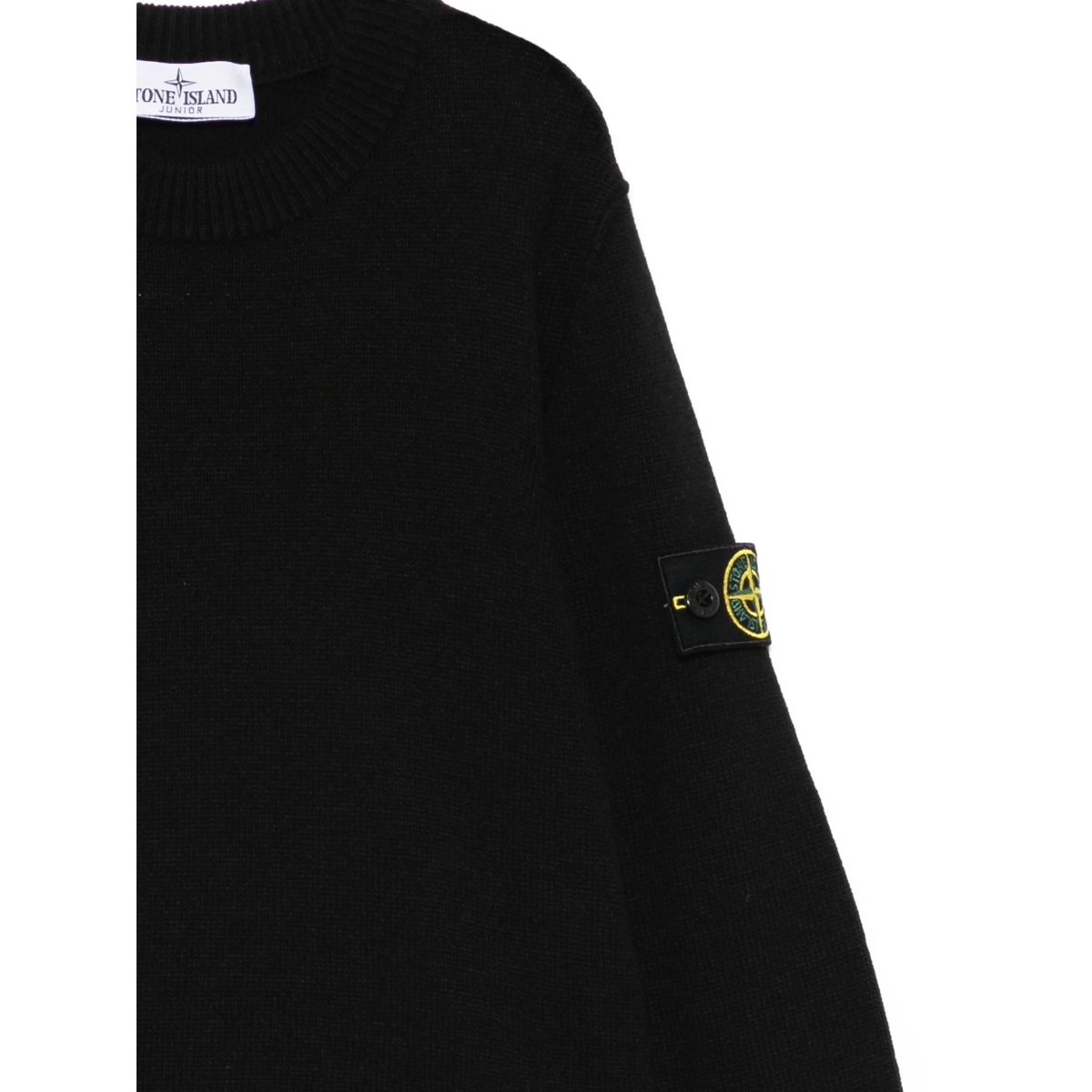 logo-patch wool jumper - Img 3