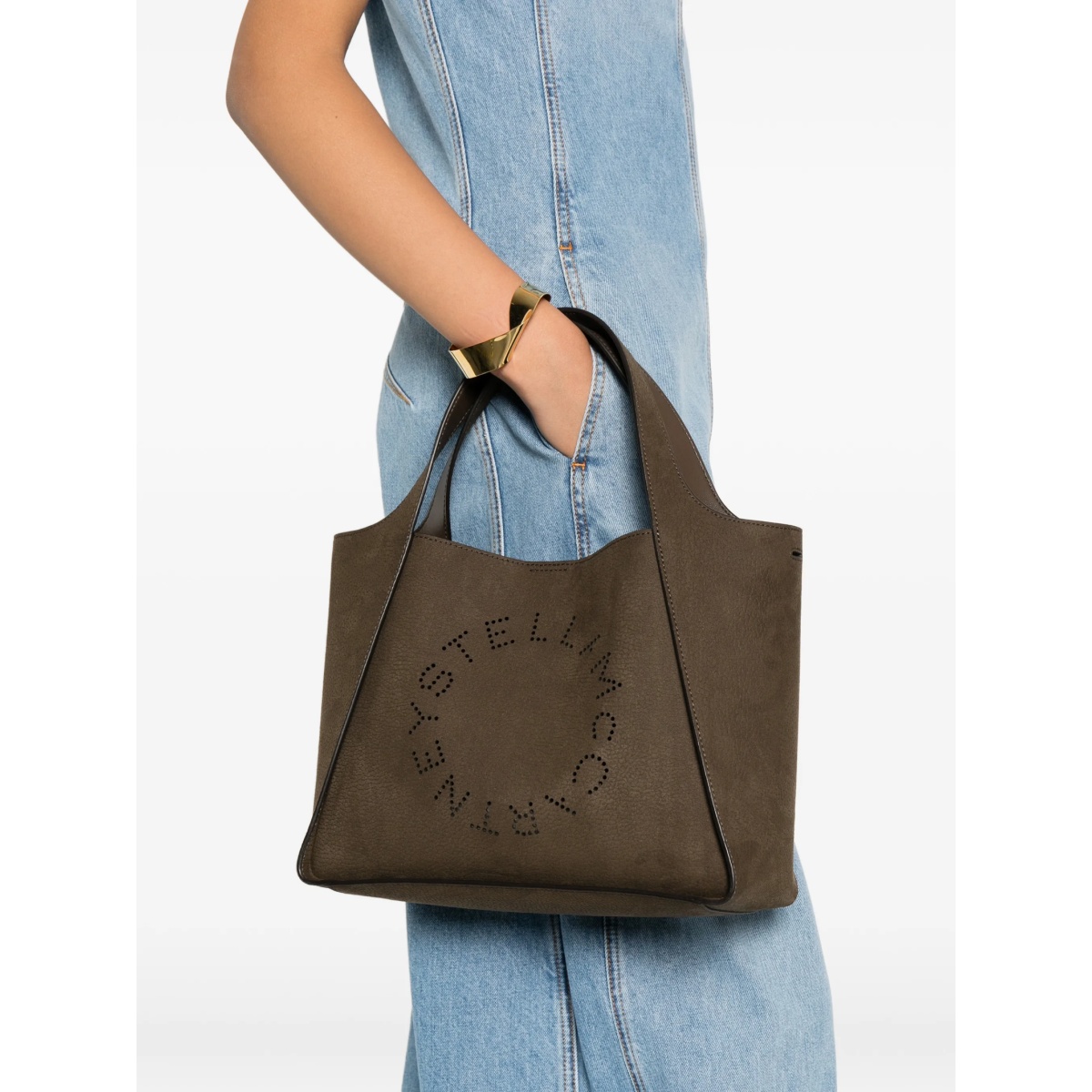 logo perforated tote bag - Img 2