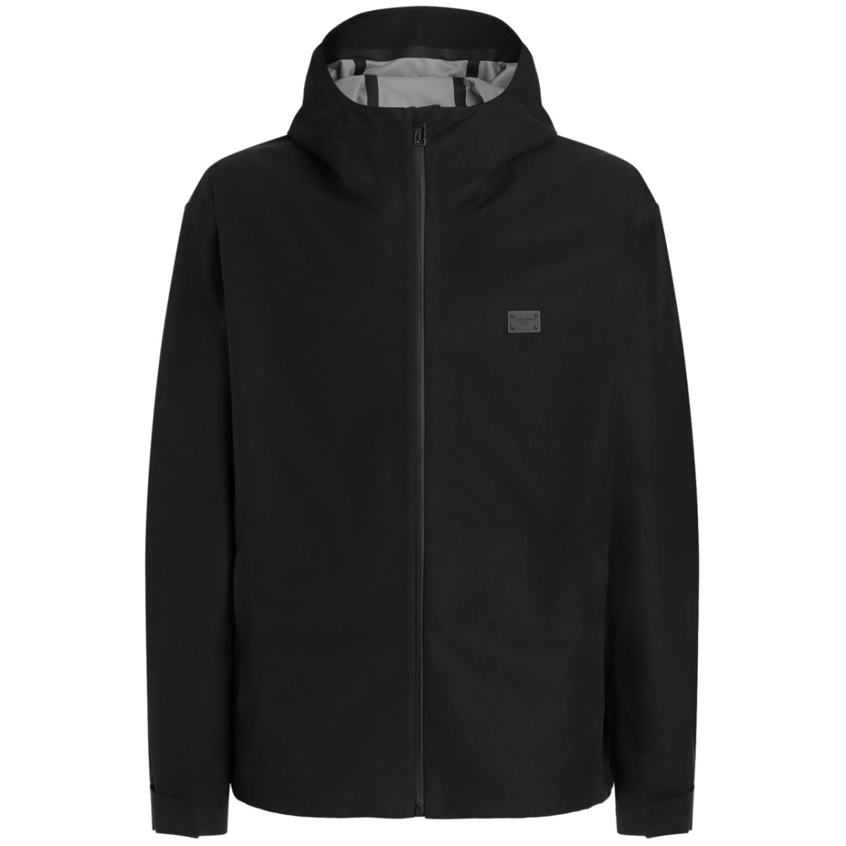 logo-plaque bomber jacket