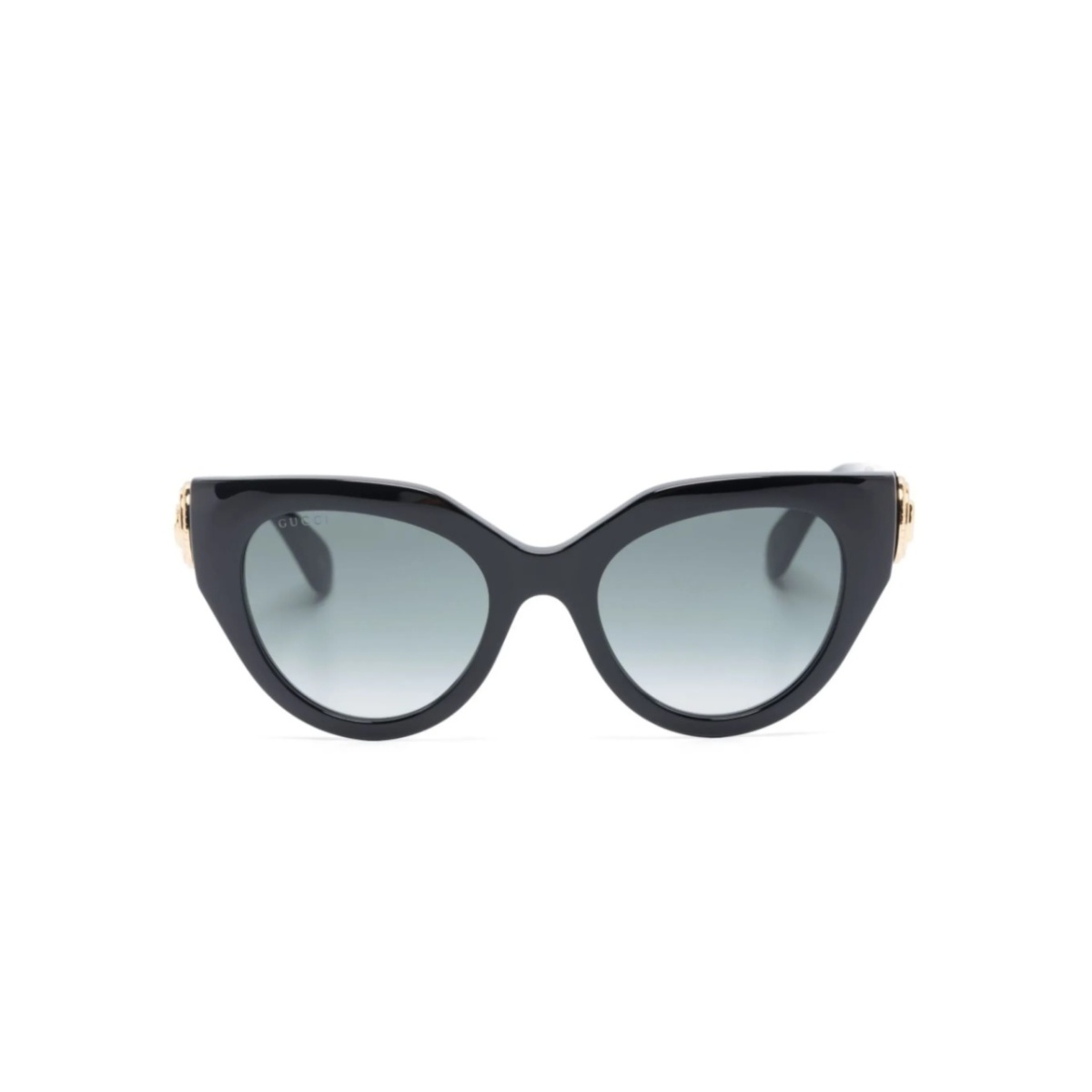 logo-plaque cat eye-frame sunglasses